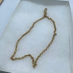 Vintage A-Artisan Brand Rolo chain 28” . Spring clasp logo tag